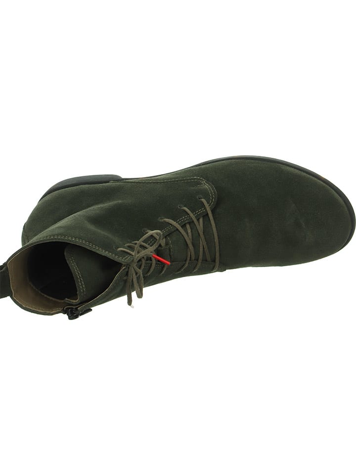Think! Leder-Boots in Khaki günstig kaufen