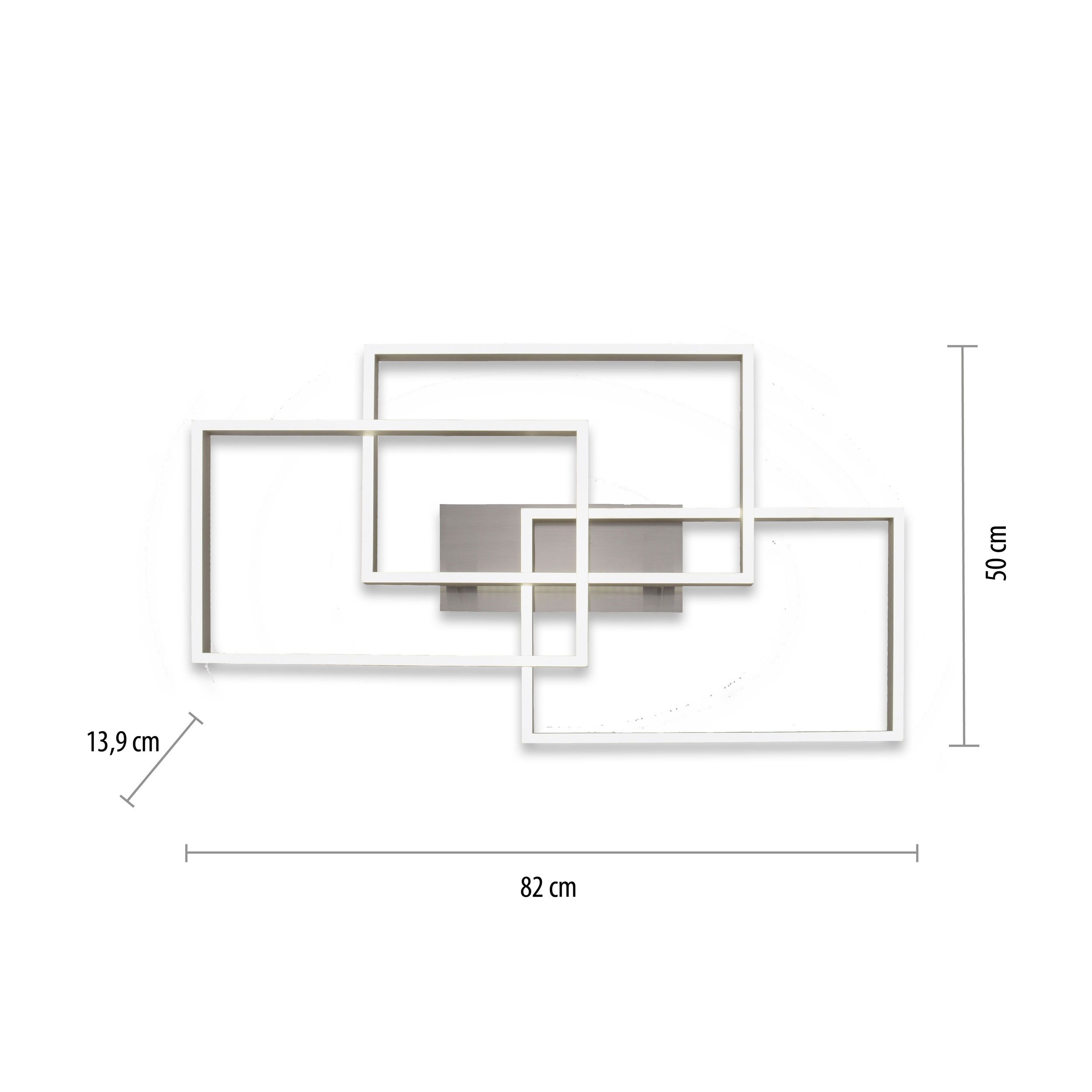 Paul NeuhausLED-Deckenleuchte 2flg