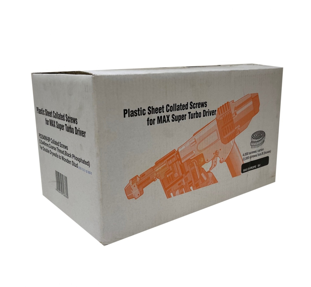 Parafusos metálicos Max SPS90001 em rolo para HVR41G4 - 3,5x28mm