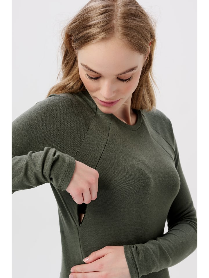Noppies Still-Kleid Zane in Olive günstig kaufen