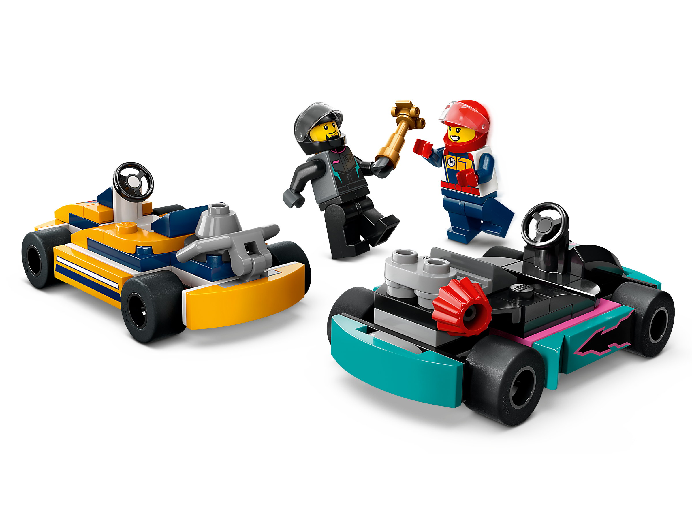 Go-Karts mit Rennfahrern 60400