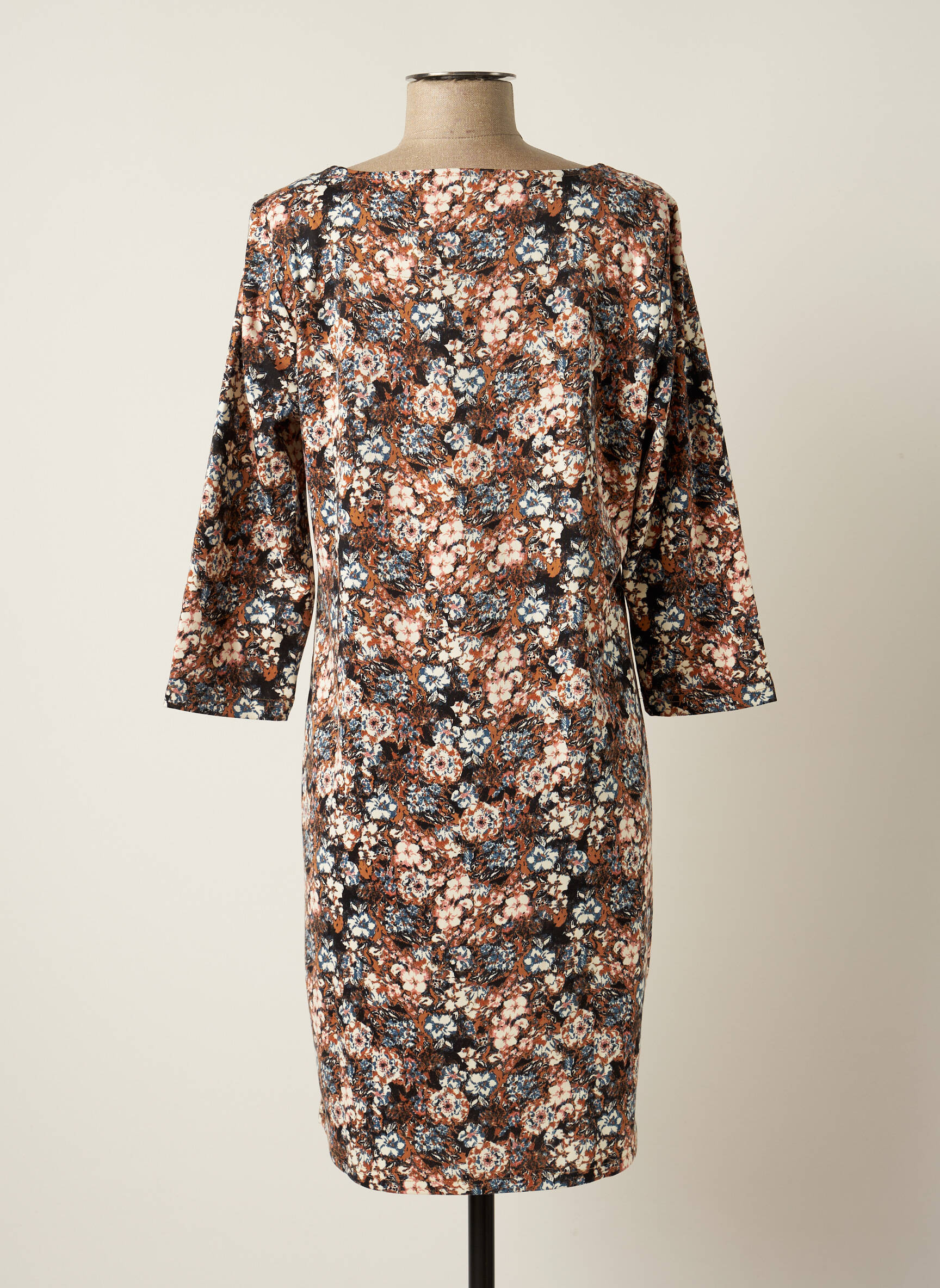 Cream Robes Mi Longues Femme couleur marron