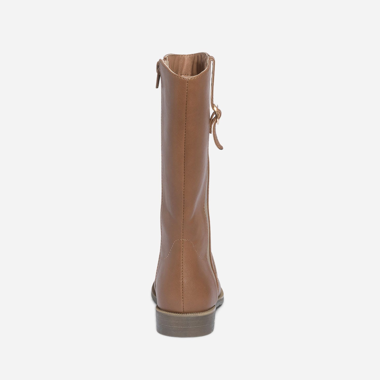 Botte marron avec bande pailletée