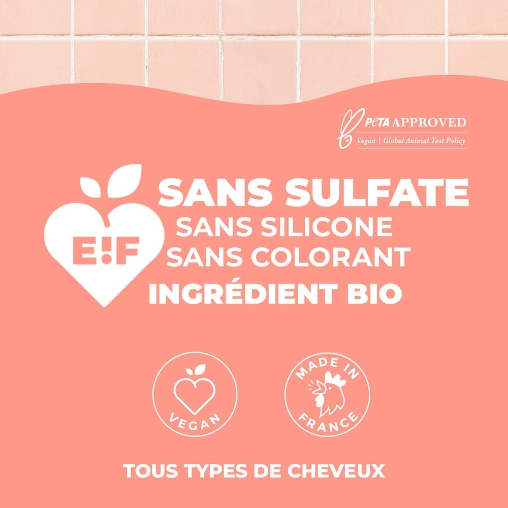 energie fruit Monoï | Tous Types de Cheveux Shampoing Sec Fraîcheur & Volume