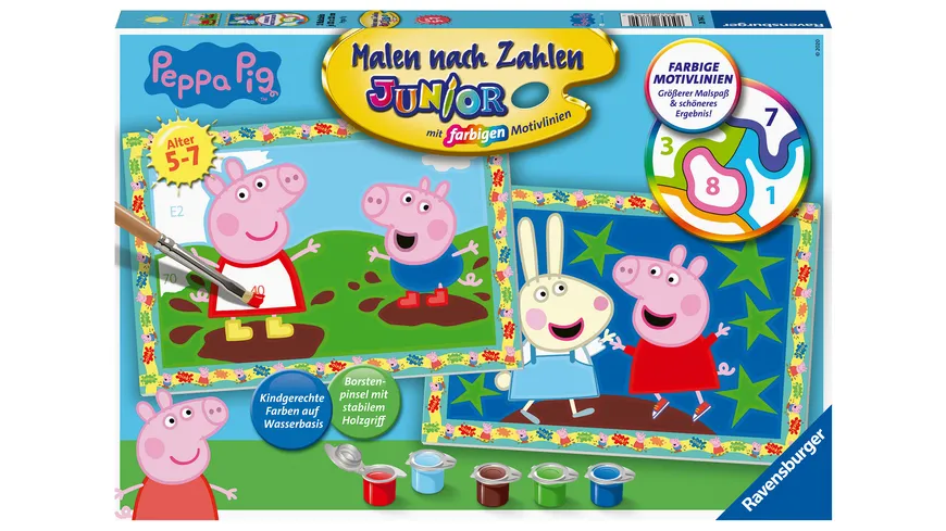 Ravensburger Beschäftigung - CreArt Peppa Pig - Malen nach Zahlen