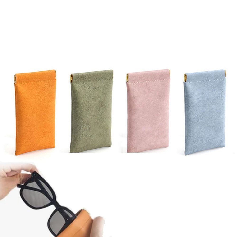 Tian Dee Brillenetui Brillenetui Weich, 4 Stück Sonnenbrillen Etui, Weiches Brillenetui