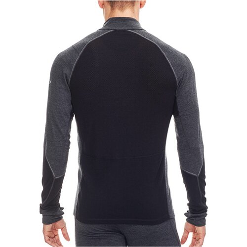 MERINO HERREN SHIRT BODYFITZONE WINTER ZONE LONG SLEEVE HALF ZIP LANGARM