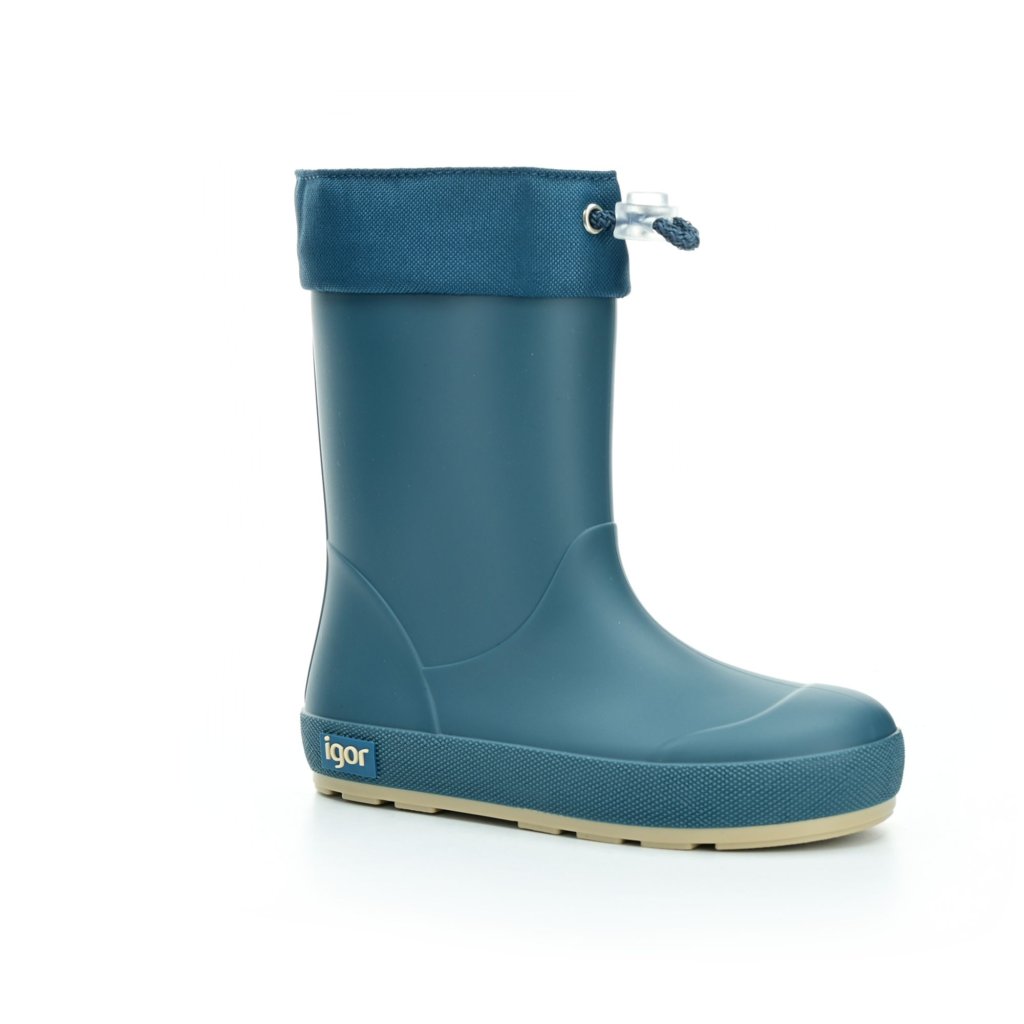 Igor Yogi DK Cuello Petroleo/Oil Blue Barfußgummistiefel