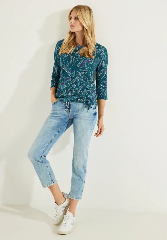 CECIL Shirt mit Alloverprint