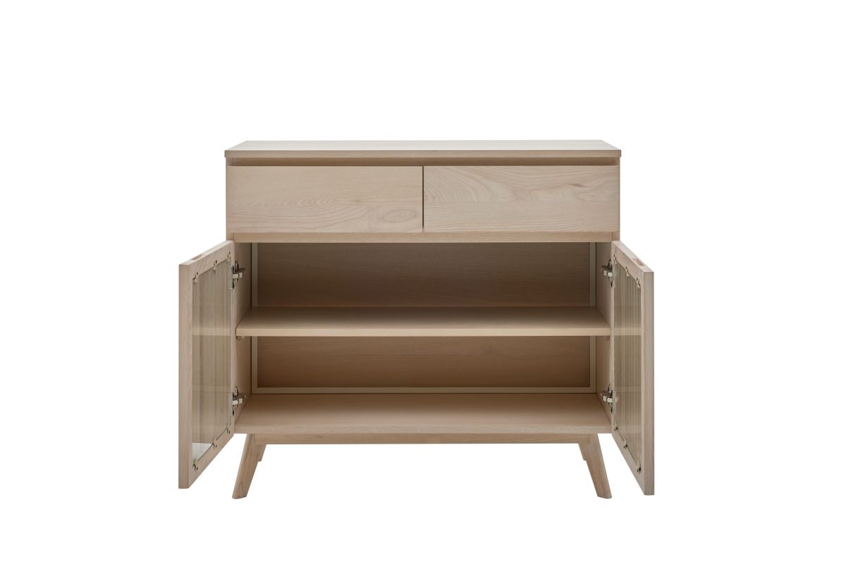 Roomio Sideboard No. 2000 Esche 90 x 80 cm