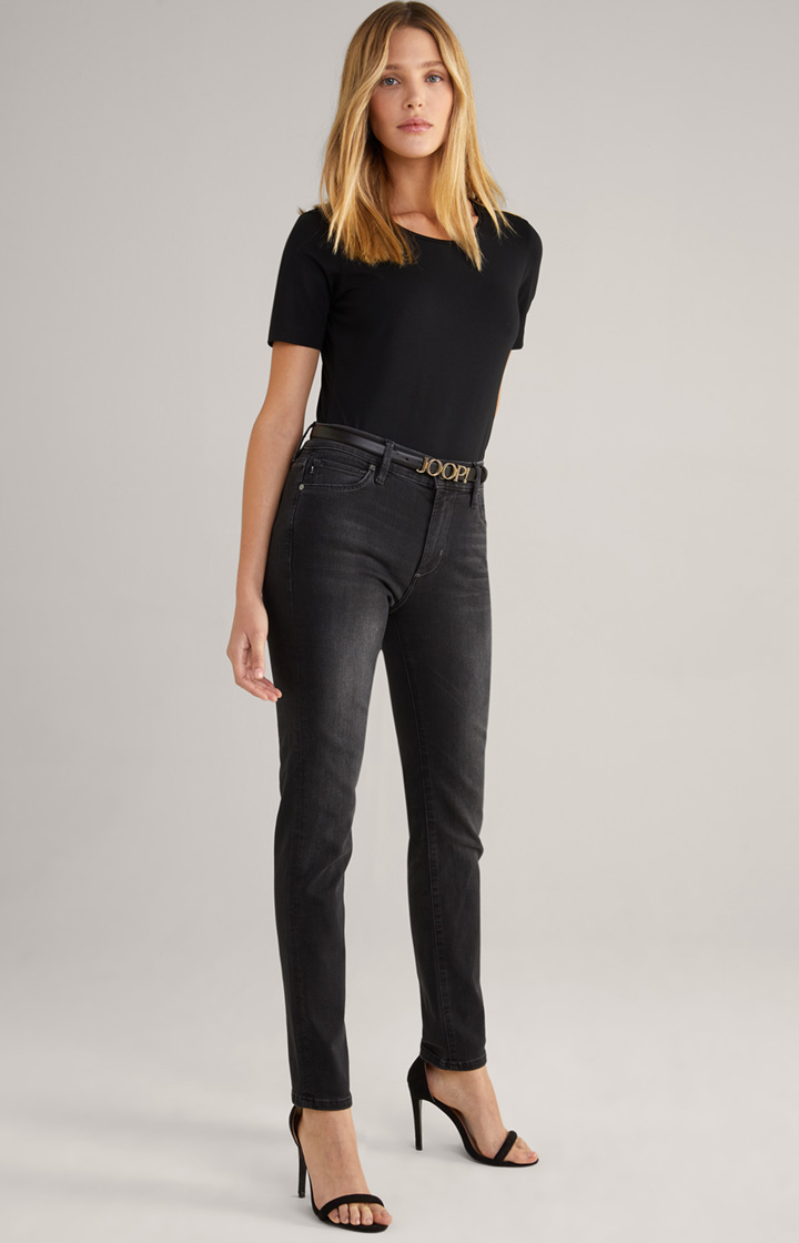 Slim-Jeans Sol in Dark Grey Washed