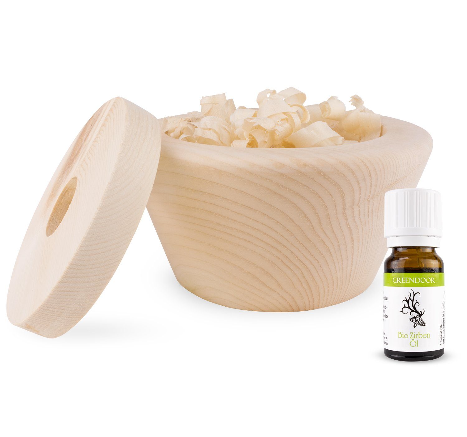 GREENDOOR Raumduft Zirben Set Bowl