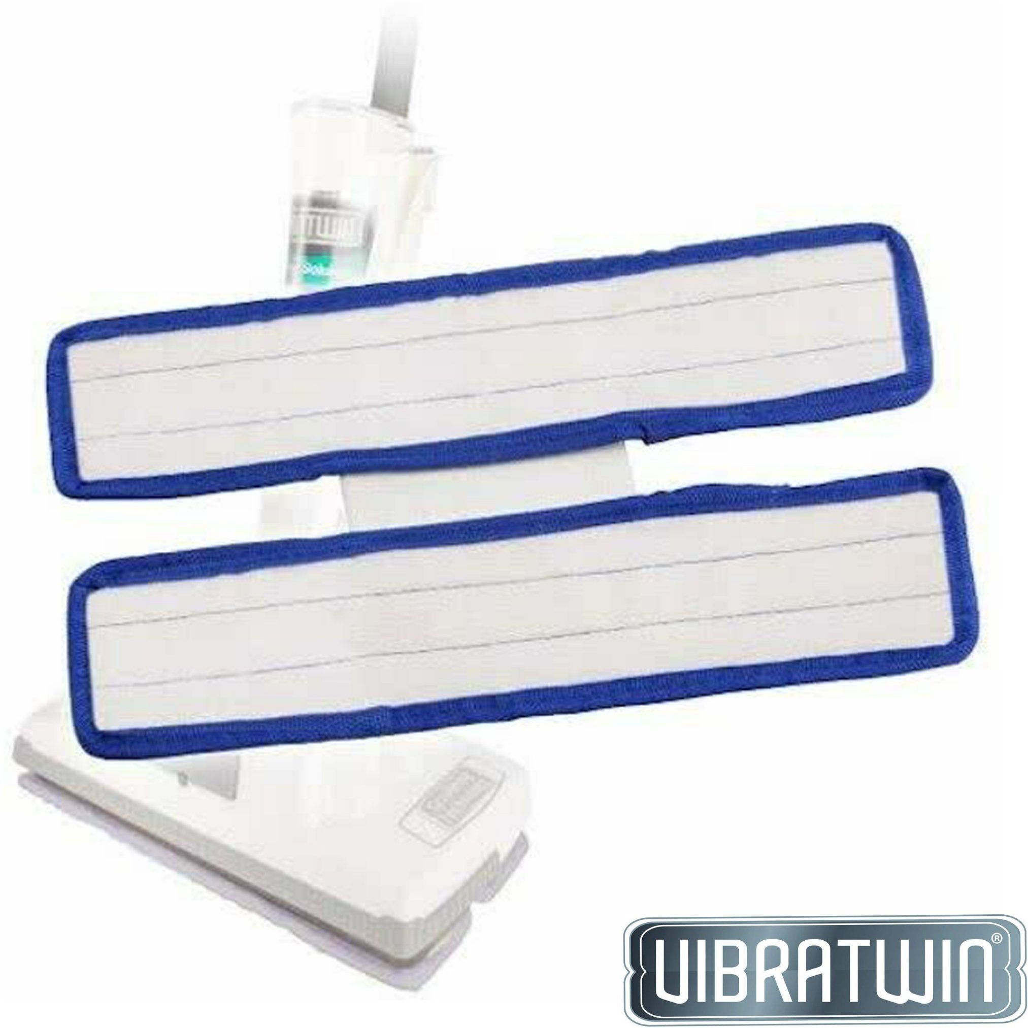Best Direct® VibraTwin® Hartbodenreiniger Ersatzmatten Wischbezug (Teppichpad, 32x19 cm, Packung, 1-tlg., Zubehör, 3 Varianten: Polierset, Teppich Pad oder Scheuer- und Fleckenpad)