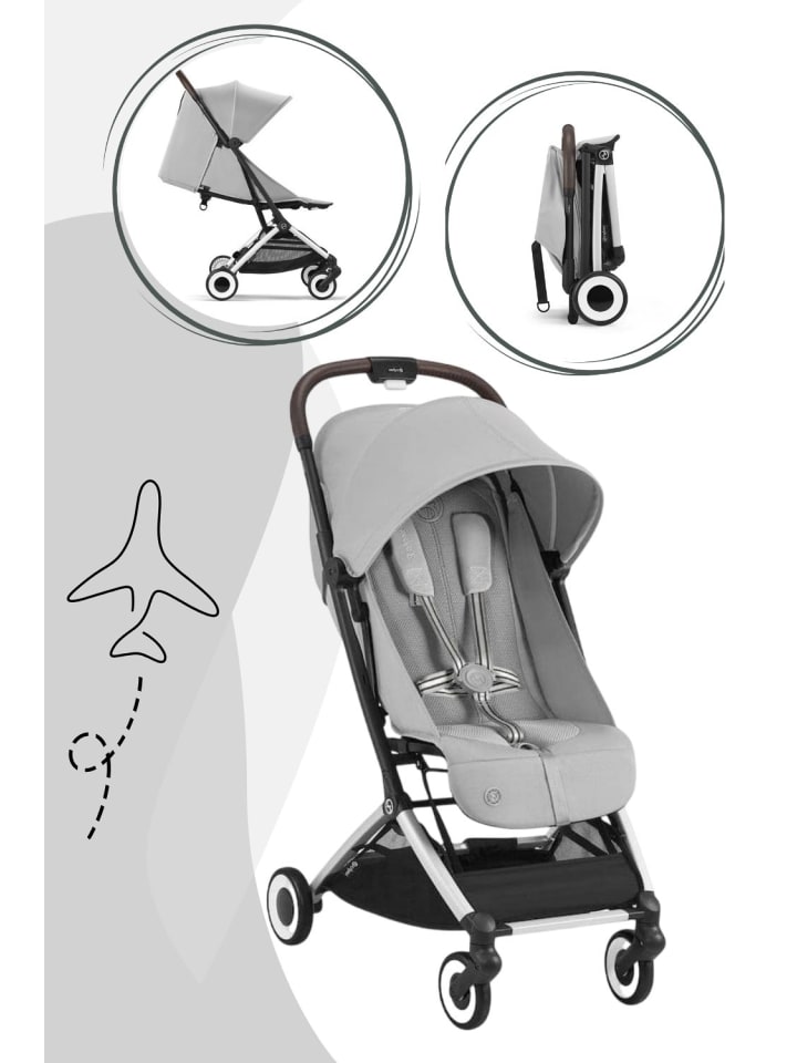 Cybex Cybex Orfeo Reisebuggy  - Farbe: Fog Grey / Silver günstig kaufen onesize