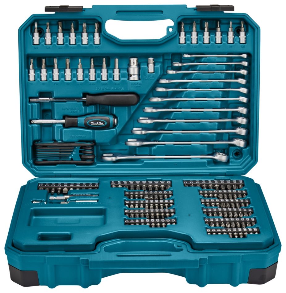 Makita Zubehör E-10883 Handwerkzeugset, 221-teilig im Koffer