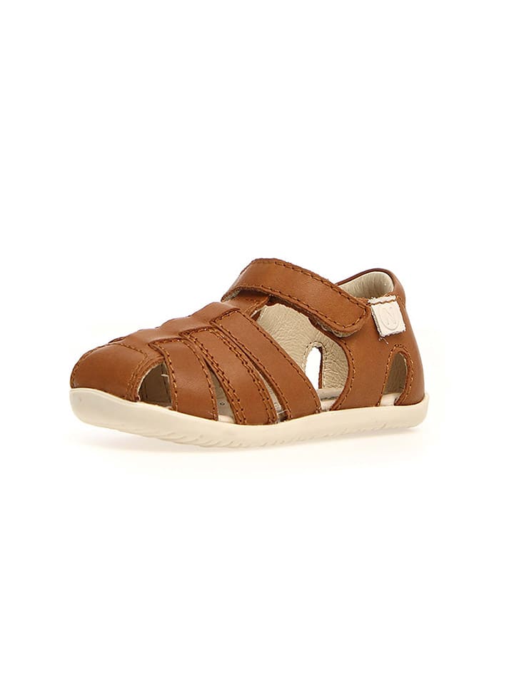 Naturino Leder-Halbsandalen in Hellbraun günstig kaufen
