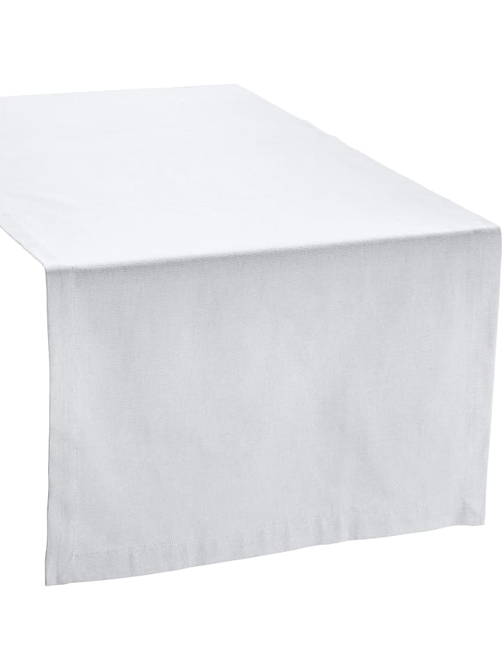 REDBEST Tischläufer Tulsa in weiß günstig kaufen 50 x 150 cm