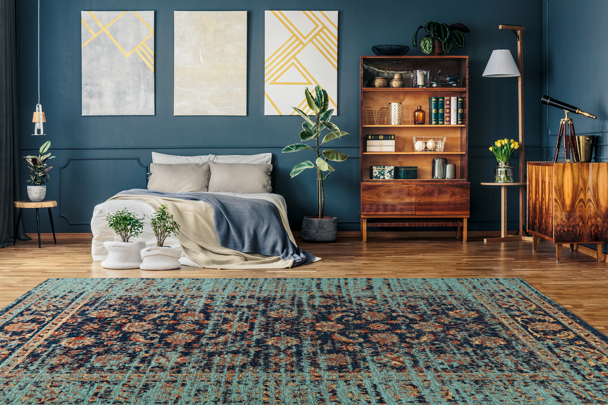 Padiro Teppich Charme 225 Multi / Blau