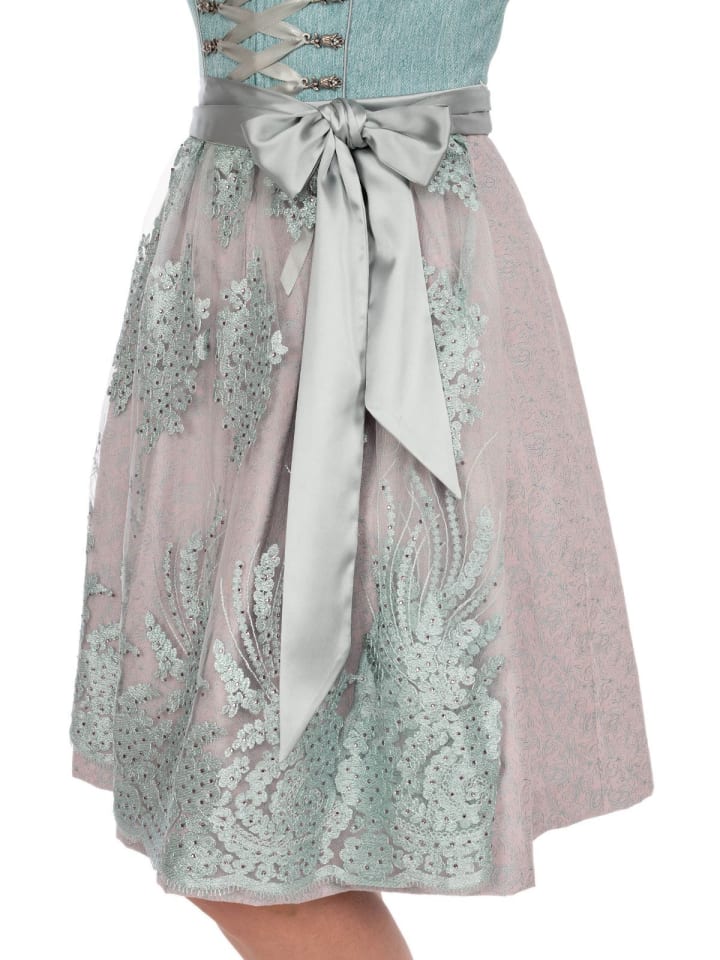 KRÜGER Midi Dirndl 416667 in türkis günstig kaufen