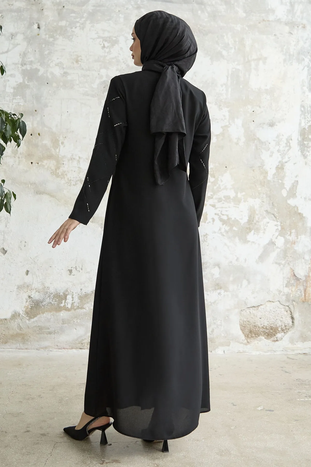 InStyle  Ferace mit sequentieller Steinstickerei - Schwarz