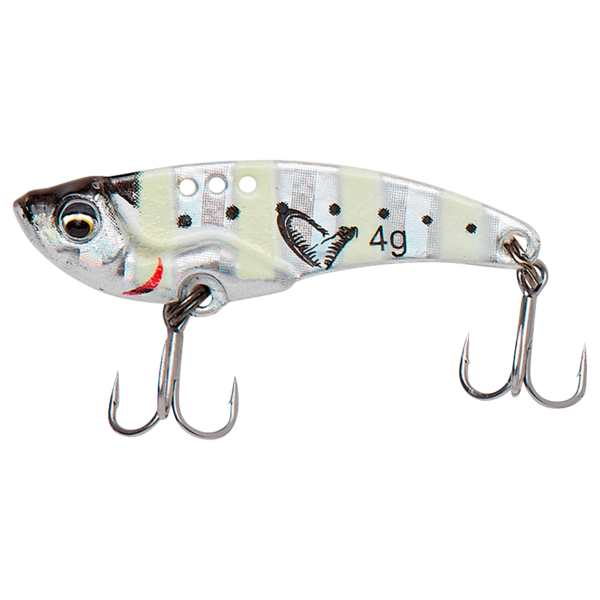 Savage Gear Vibrationsköder Vib Blade SW (Zebra Glow)