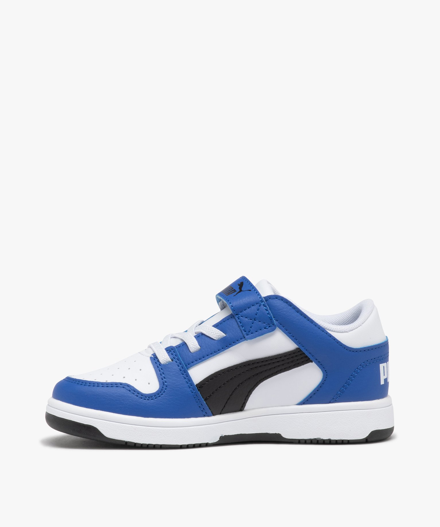 Baskets Garçon tricolores à scratch - Puma blanc | GEMO