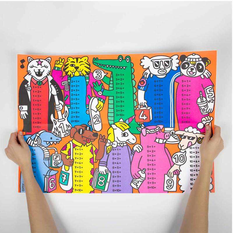 Coffret Multiplication j'apprends en m'amusant - OMY