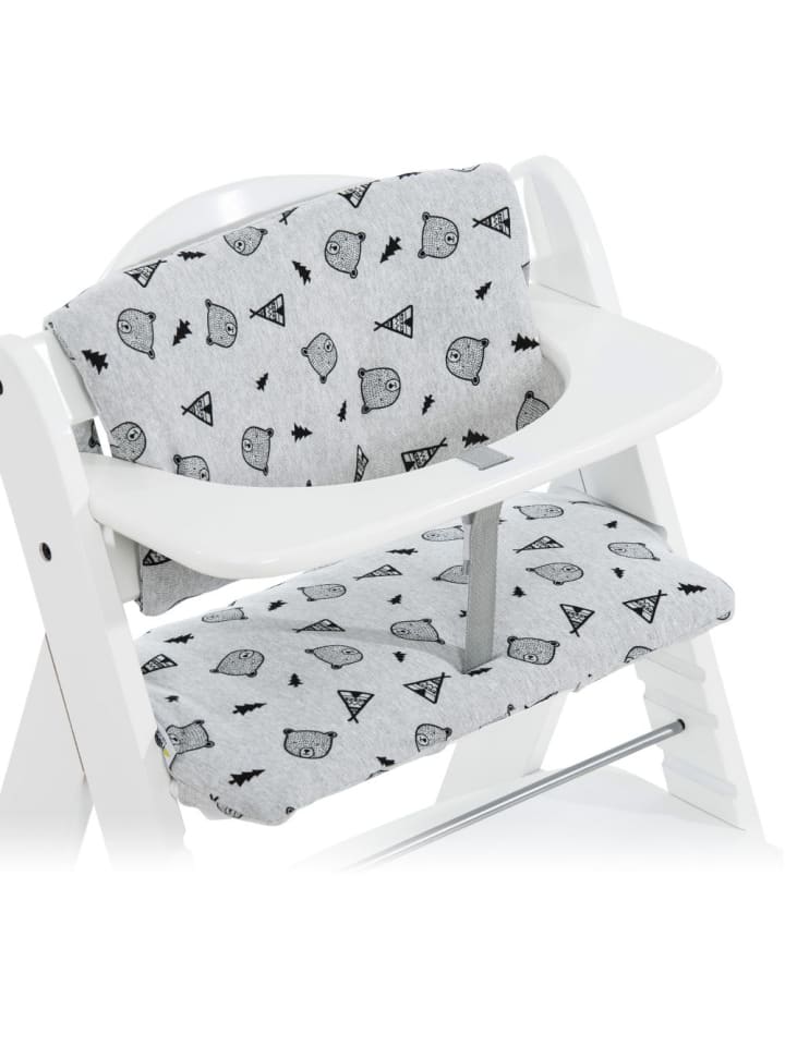 Hauck Hochstuhlauflage Deluxe - Nordic Grey in grau günstig kaufen onesize