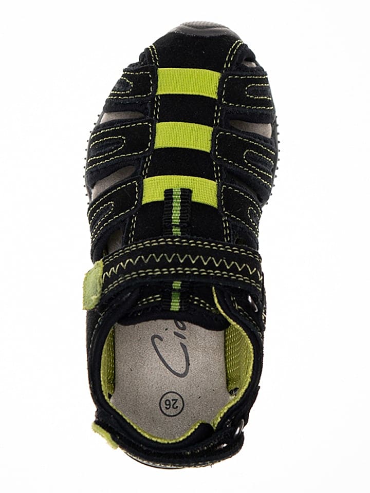 Ciao Leder-Halbsandalen in Schwarz günstig kaufen 35