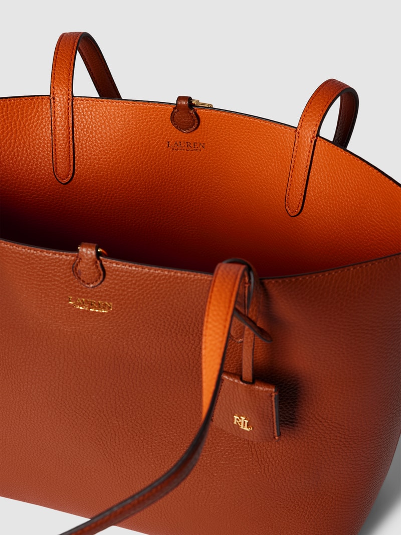 Shopper mit Wendefunktion in cognac