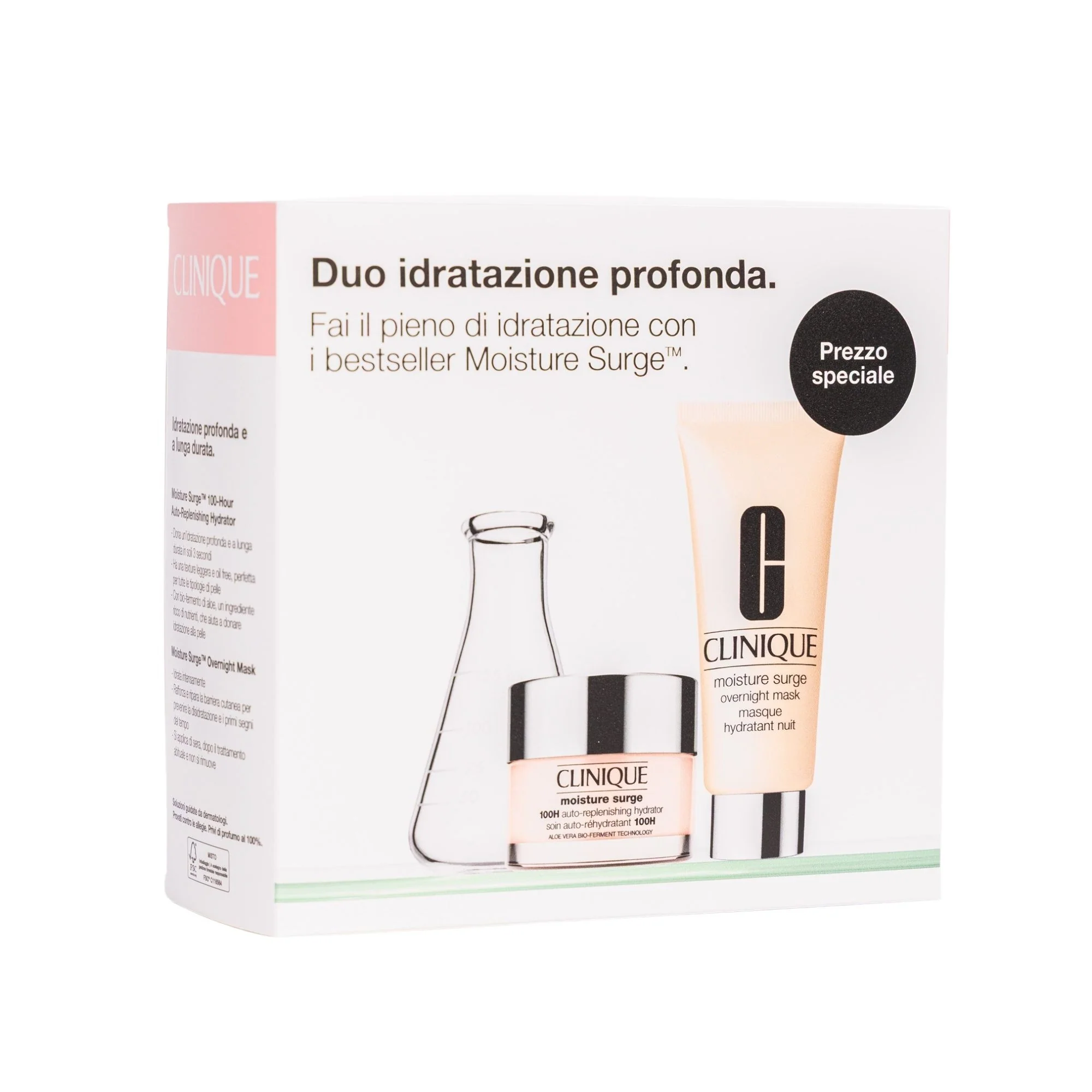 Kit Hidratante de Verão Moisture Surge - Kit Hidratante, Creme Hidratante Diurno, Máscara Facial Hidratante