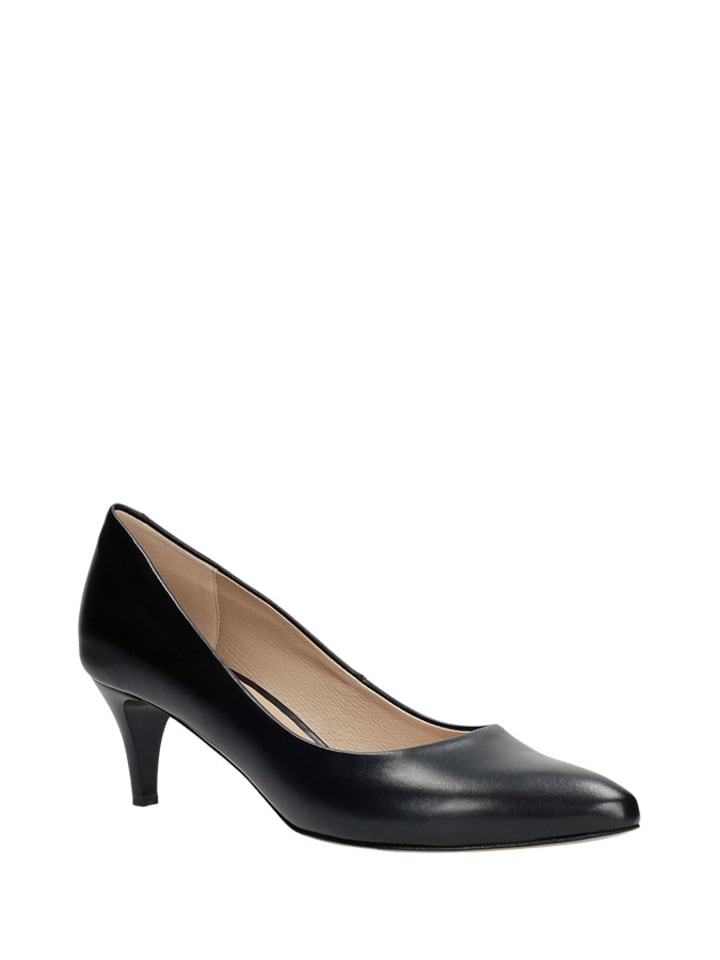 Wojas Leder-Pumps in Schwarz günstig kaufen