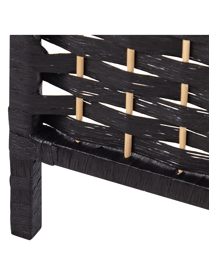Beliani Paravent LAPPAGO in Schwarz - (W) 163 x (H) 170 x (L) 2 cm günstig kaufen onesize