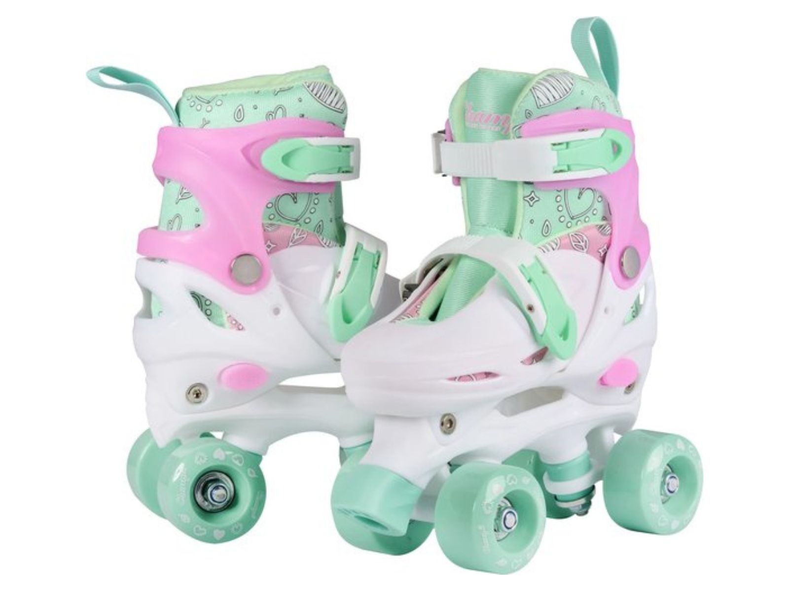 Champz Roze Hardboot verstelbare kinder rolschaatsen