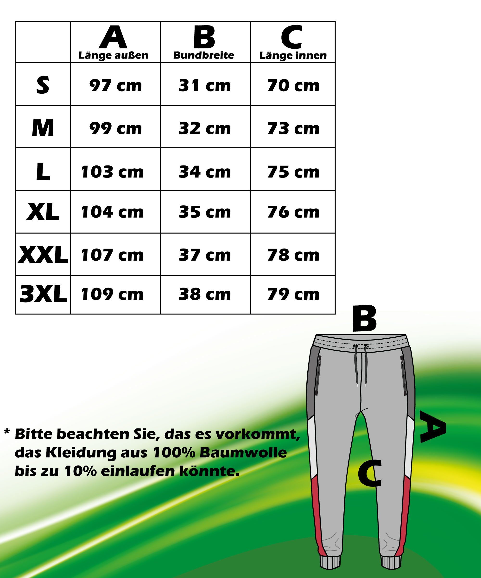 L.gonline Jogginghose Damen Jogginghose, Freizeithose, Sporthose, Monte Carlo 592 (Sweatpants, 1-tlg) Fitness Freizeit Casual