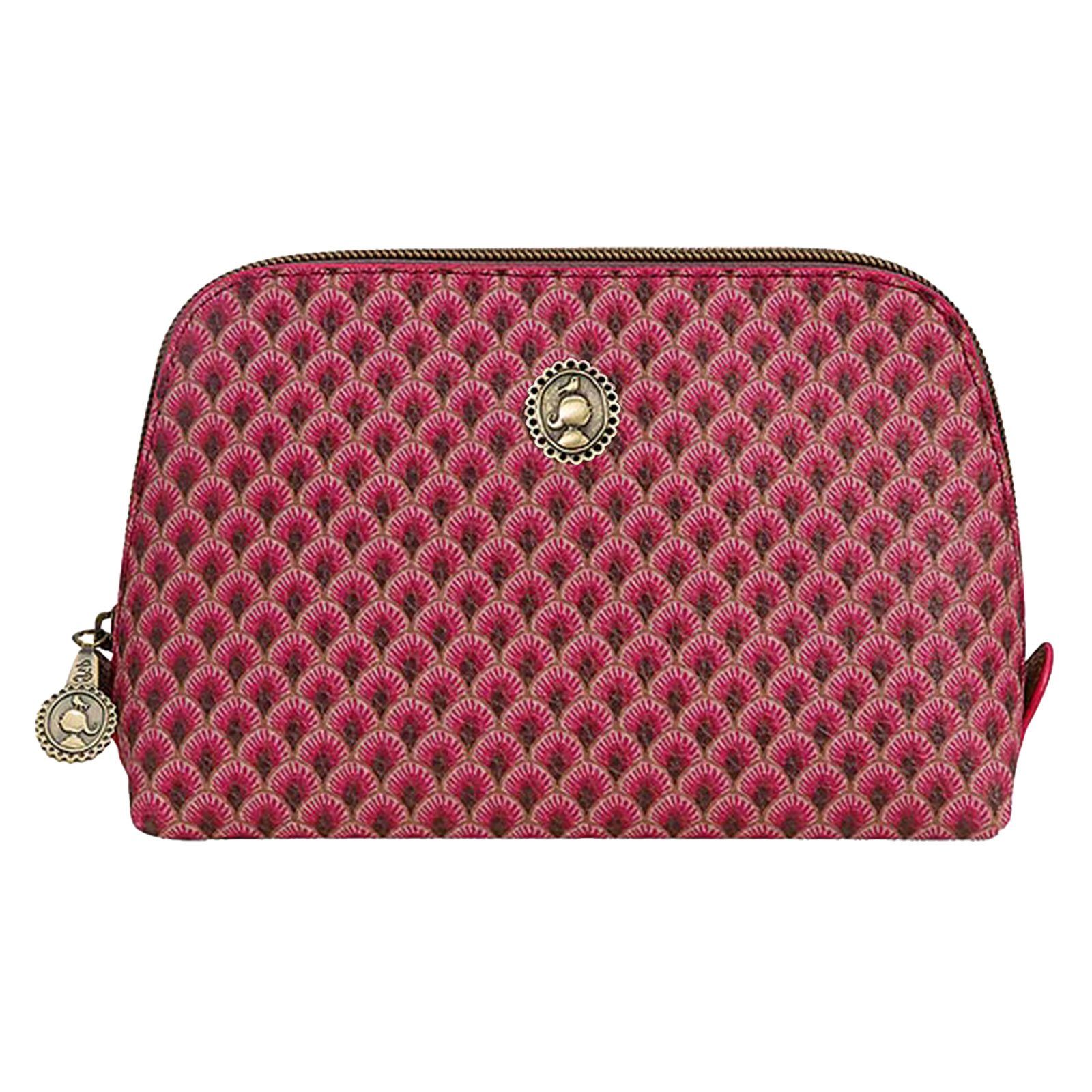 PiP Studio Kosmetiktasche Cosmetic Bag Triangle Small Suki, aus abwischbarem und strukturiertem Kunstleder
