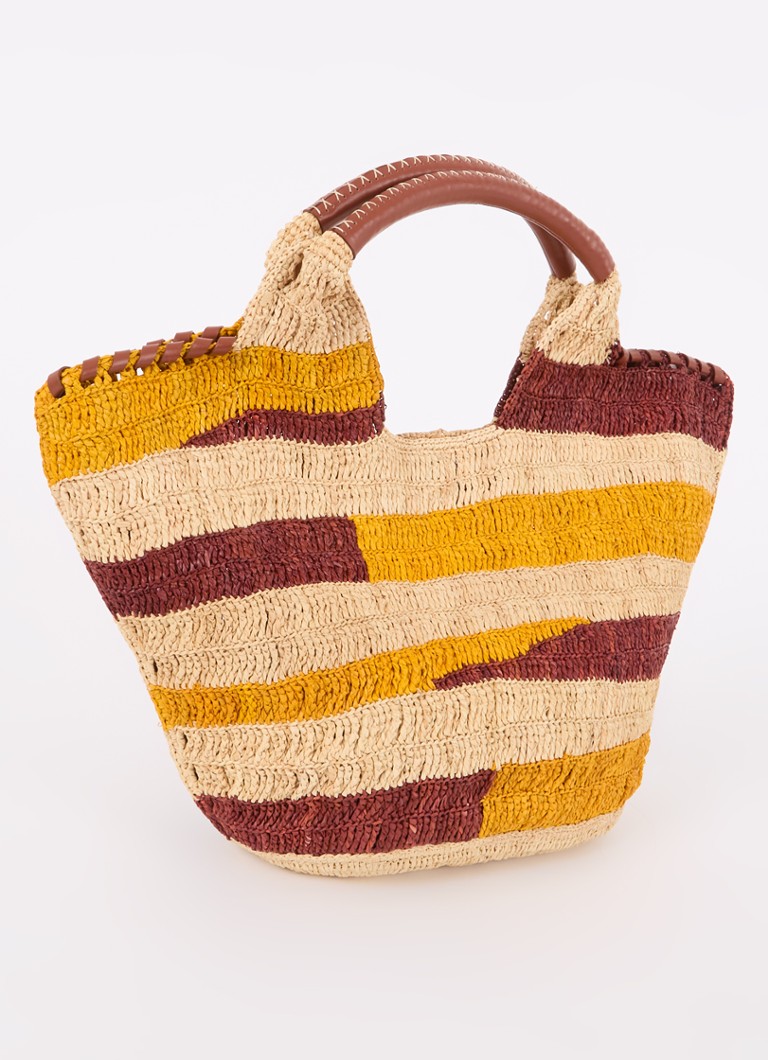 ba&sh Ara raffia handbag