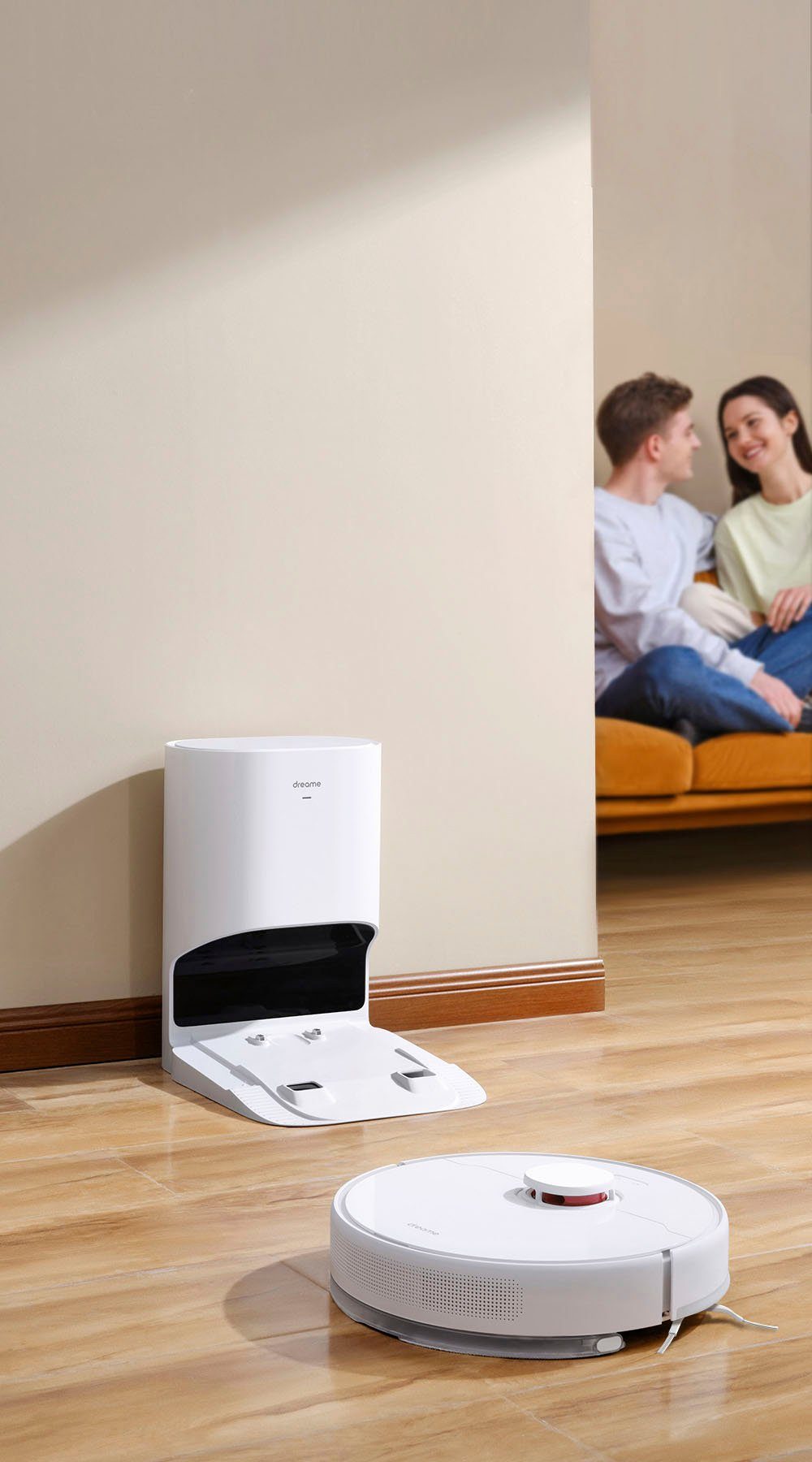 dreame Saugroboter Dreame D10 Plus;, 46 W, mit Wischfunktion und Absaugstation
