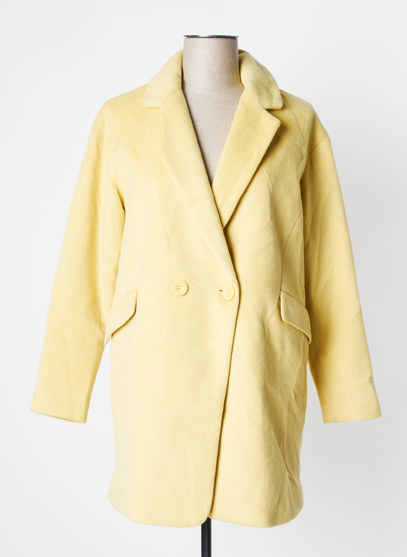 Cache Cache Manteaux Longs Femme couleur jaune