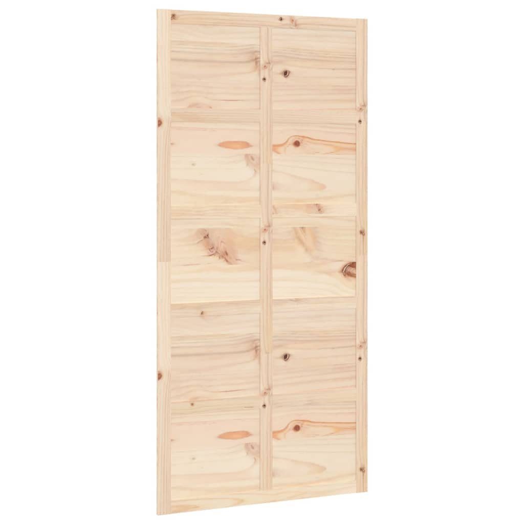 vidaXL Schiebetür Scheunentür 100x1,8x214 cm Massivholz Kiefer (1-St)