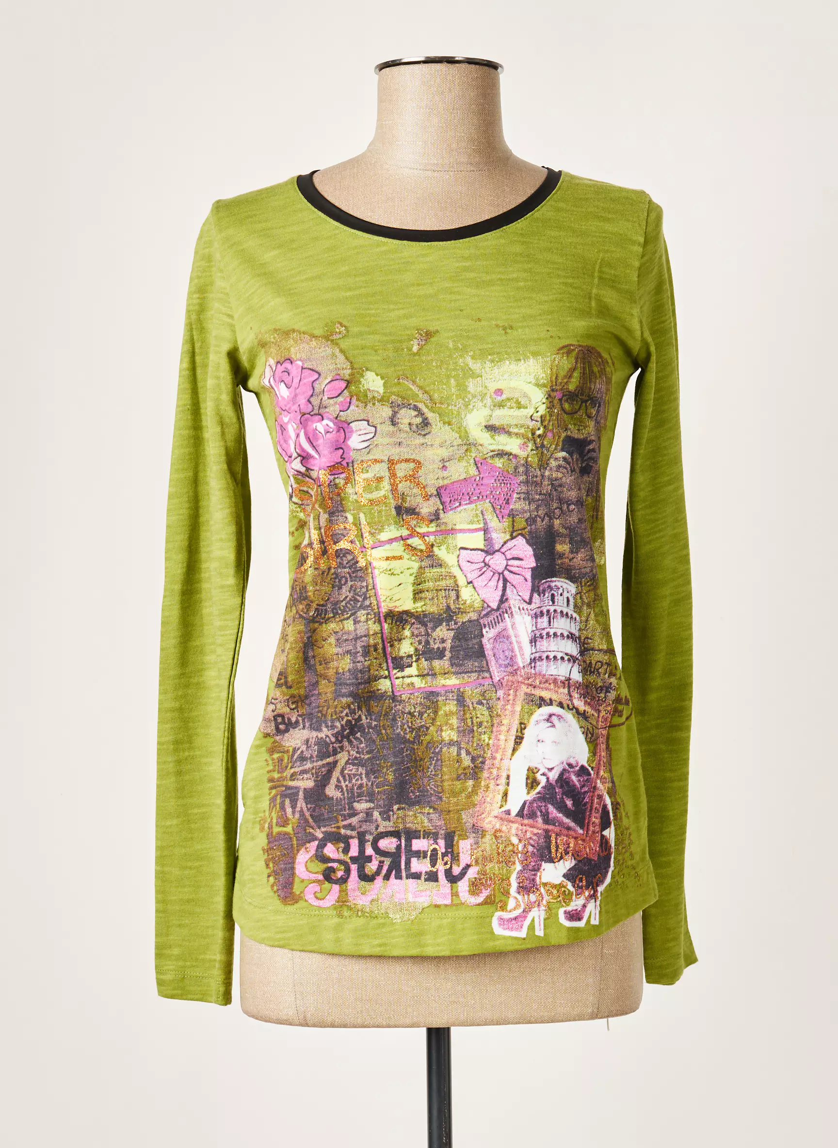 Sidecar Tshirts Femme couleur vert