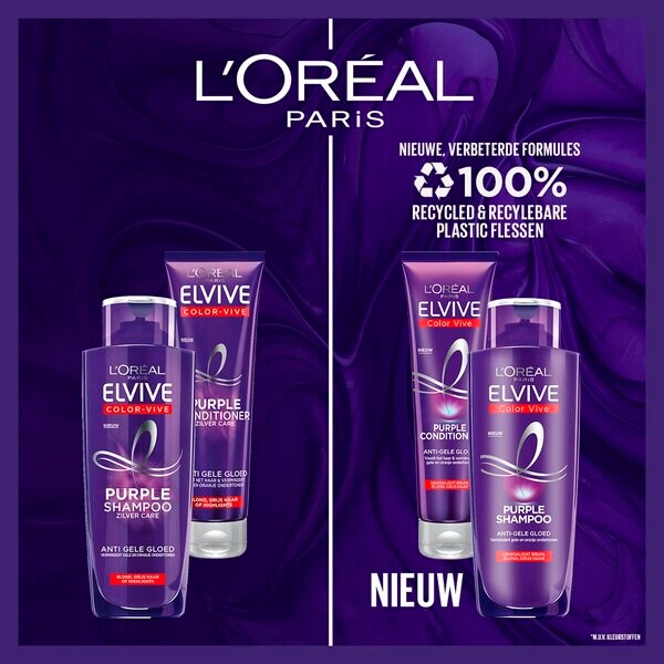 Shampoo roxo Color-Vive da L'Oréal Paris, 200ml