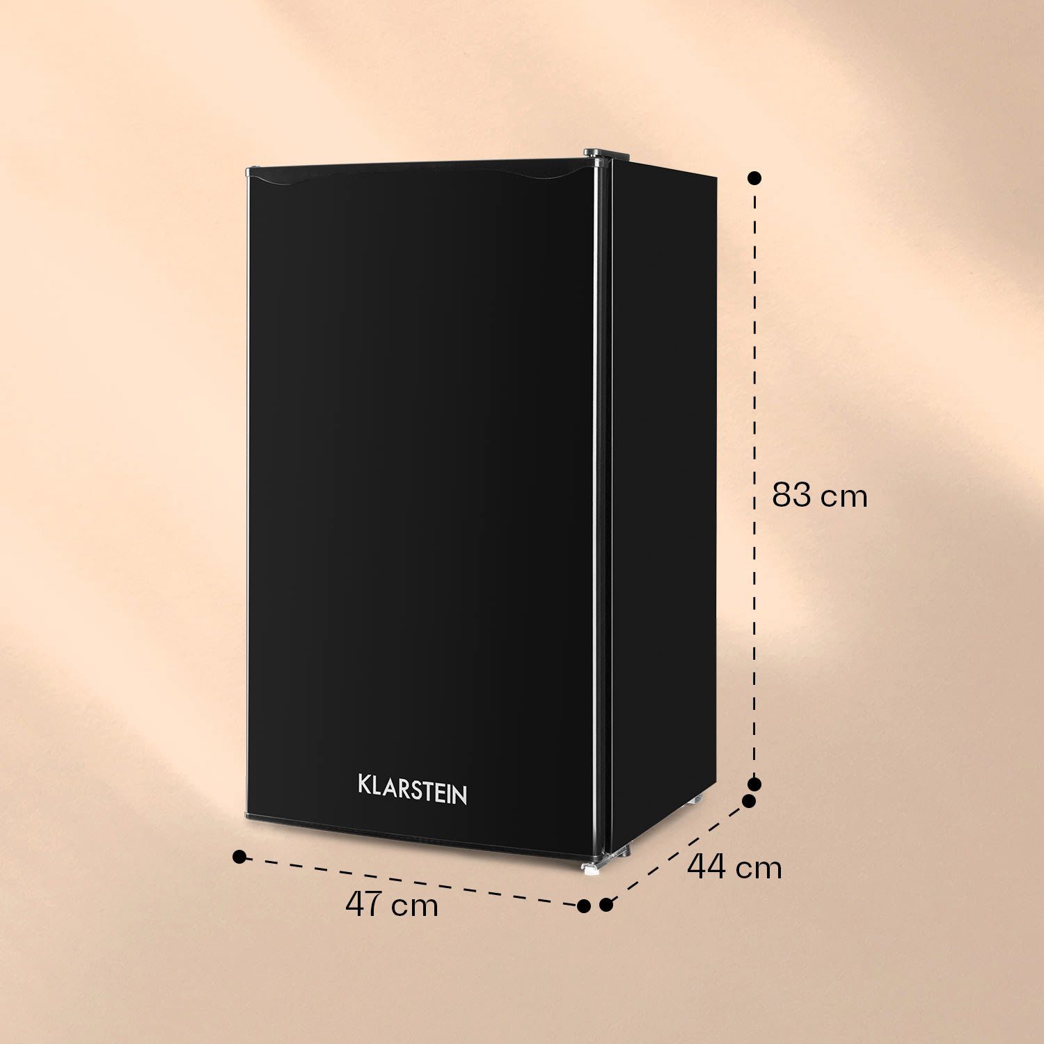 Klarstein Getränkekühlschrank CO2-AlleinversorgerB 10030523A, 83 cm hoch, 47 cm breit