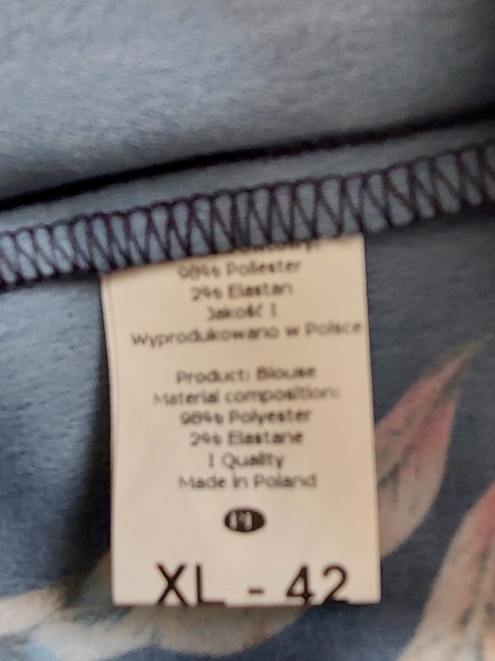 Nife Bluse in Dunkelblau/ Bunt günstig kaufen 42