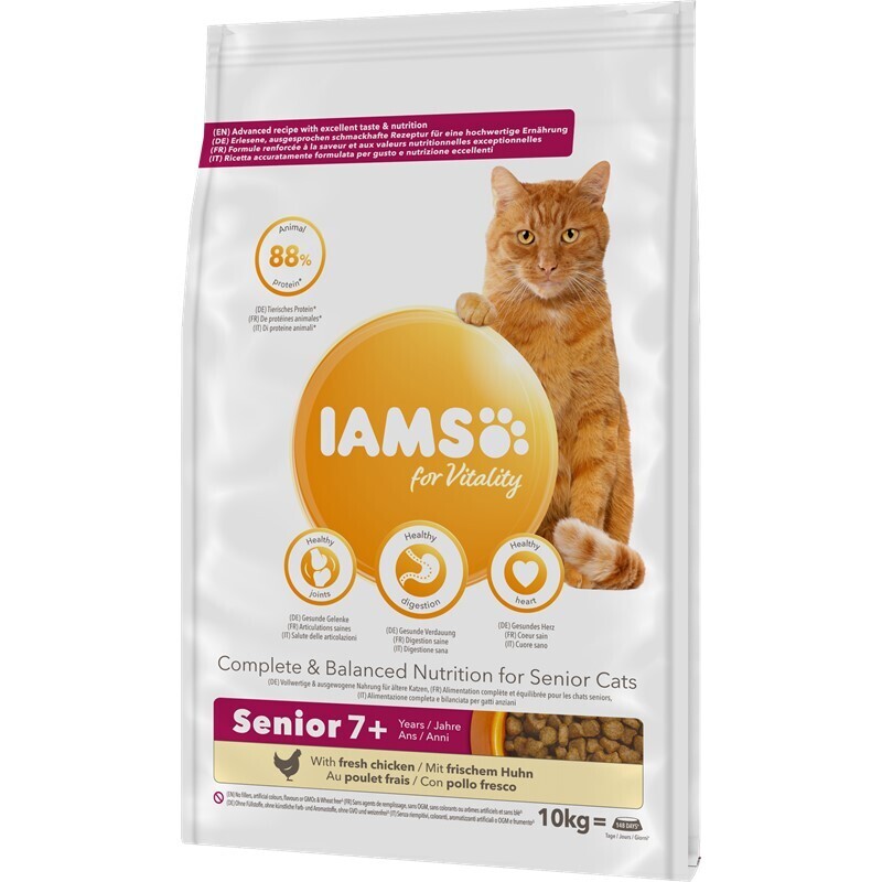 IAMS Trockenfutter IAMS Vitality Senior Huhn 10kg