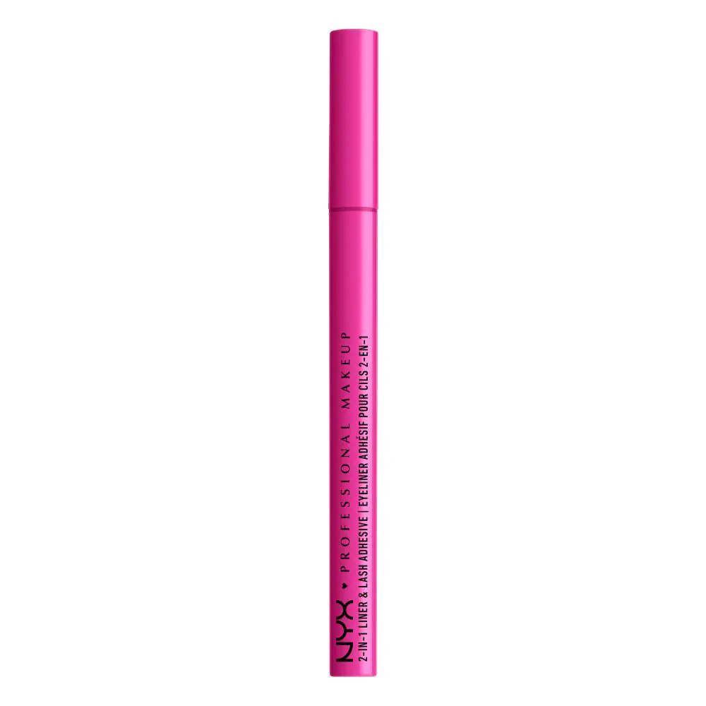 NYX Jumbo Lash! Akių pieštukas ir dirbtinių blakstienų klijai 2 viename, itin juodi