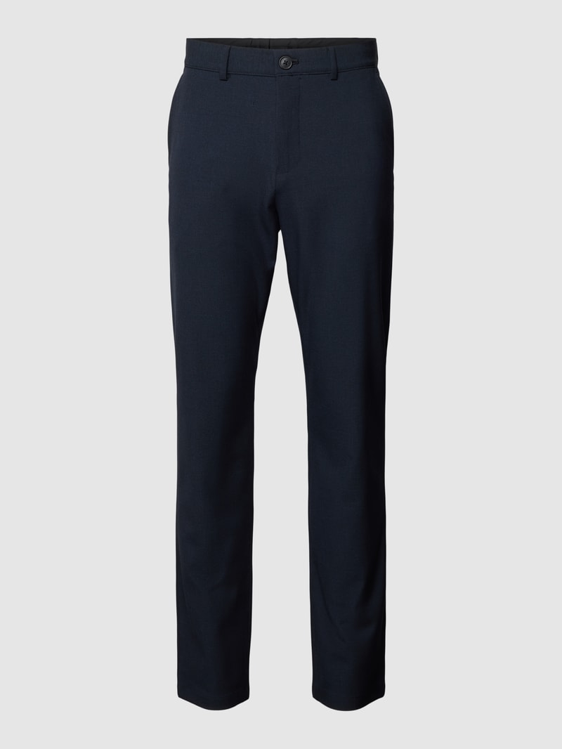 Chino mit Eingrifftaschen Modell 'ROBERT' in marineblau