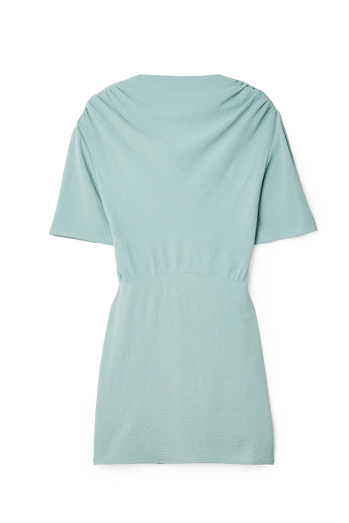 Minikleid mit Trichterausschnitt