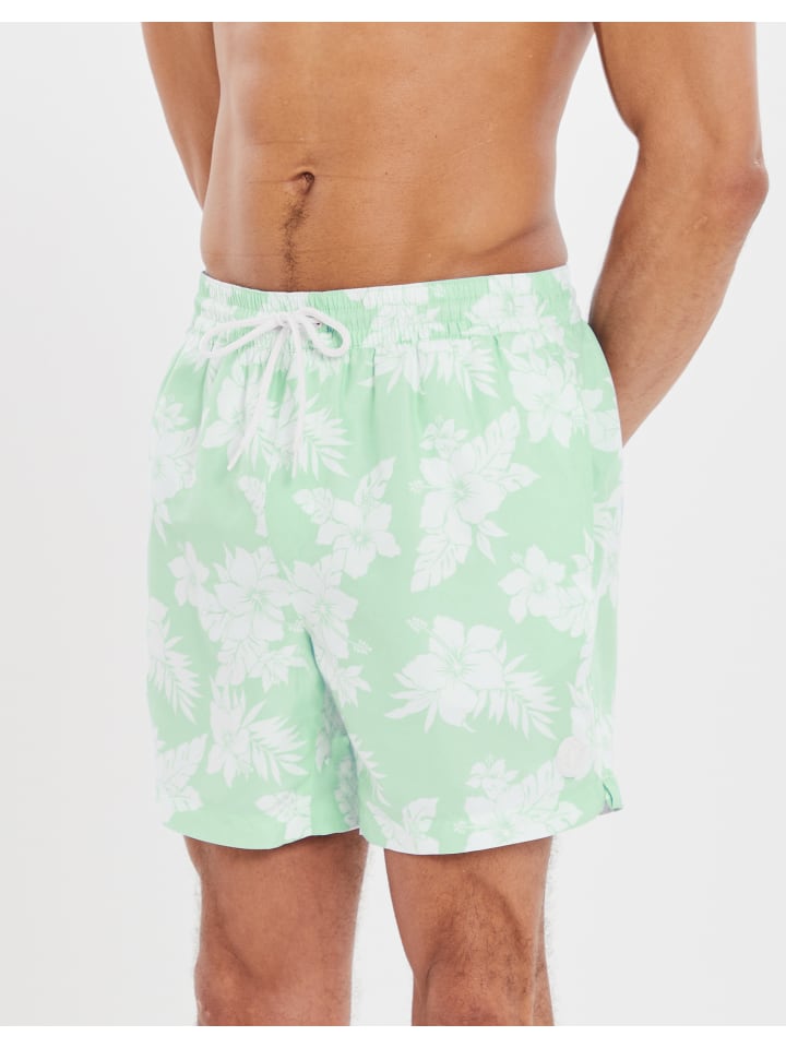Threadbare Badehose THB Swim Short Sunset in Mint günstig kaufen