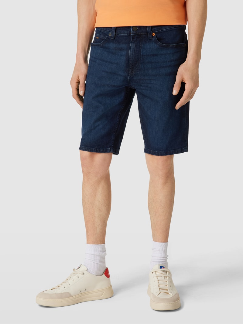 Bermuda in Denim-Optik Modell 'Delaware' in dunkelblau